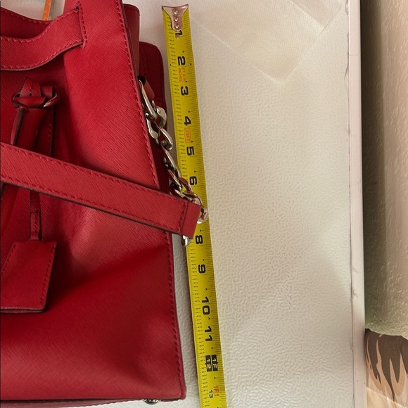 Michael Kors Red Satchel Bag - Picture 8 of 9